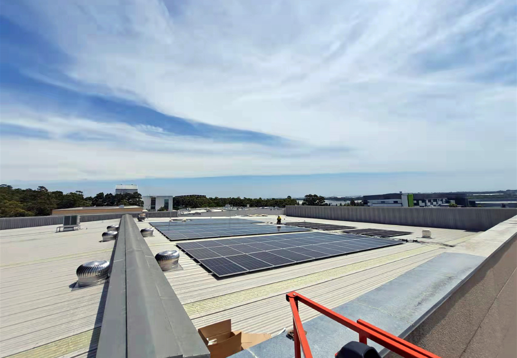 Clean Energy with Solar Panels for GMP Headquarters Image