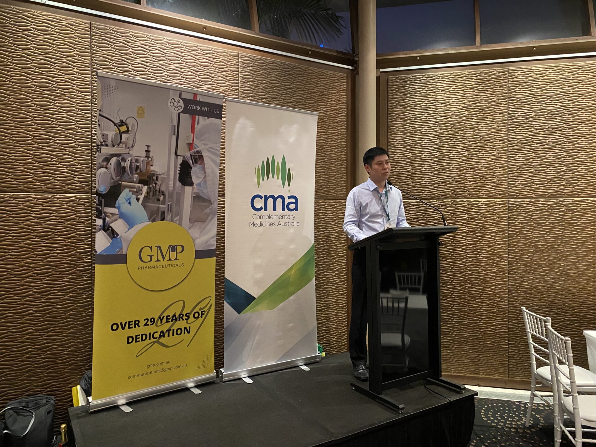 GMP Pharmaceuticals Sponsors CMA Innovation Day Networking Drinks Image